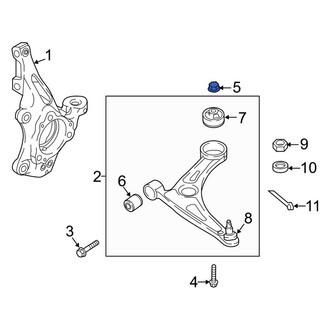 Kia OE - Lower Suspension Strut Nut