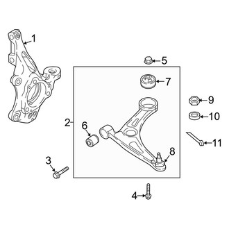 Kia OE - Front Suspension - Suspension Components (EX / EX Premium)