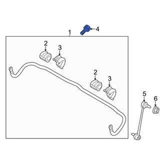 Kia OE - Suspension Stabilizer Bar Bracket Bolt