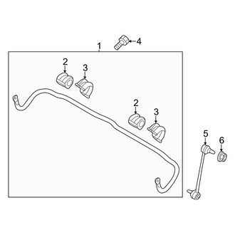 Kia OE - Front Suspension - Stabilizer Bar & Components (EX / EX Premium)