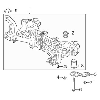 Kia OE - Front Suspension - Suspension Mounting (EX / EX Premium)