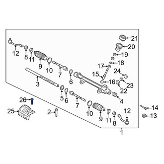 Kia OE - Brake Dust Shield Bolt
