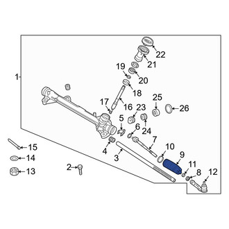 Kia OE - Rack and Pinion Bellows