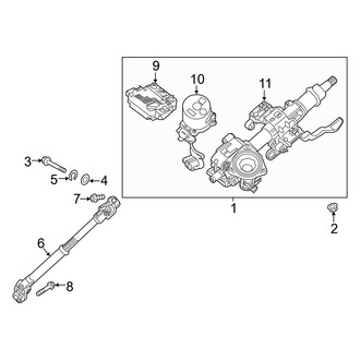Kia OE - Steering Column Assembly (EX / EX Premium)