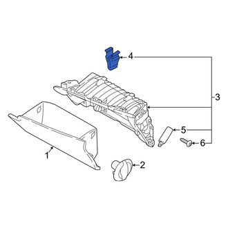 Kia OE - Glove Box Clip