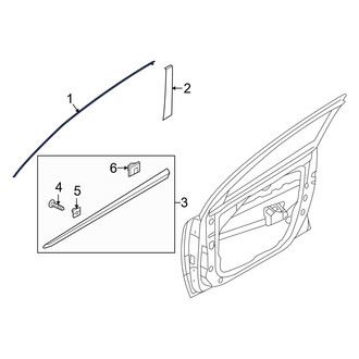 Kia OE - Front Right Door Reveal Molding