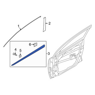 Kia OE - Front Left Door Molding