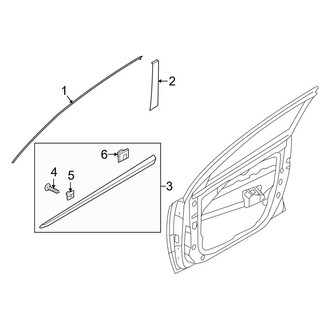 Kia OE - Front Door - Exterior Trim