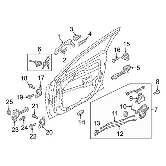 Kia OE - Front Door - Lock & Hardware