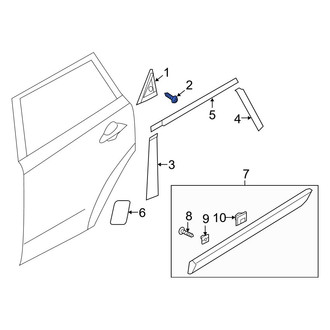 Kia OE - Door Applique Screw