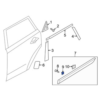 Kia OE - Door Molding Nut