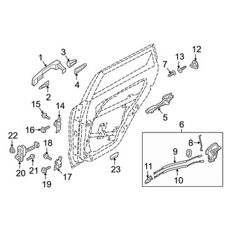 Kia OE - Rear Door - Lock & Hardware