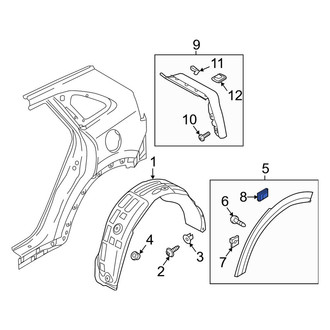 Kia OE - Rocker Panel Molding Clip
