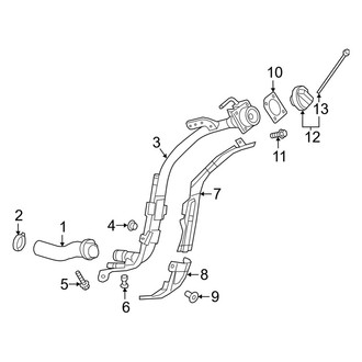Kia OE - Fuel System Components (Filler Neck & Hoses)