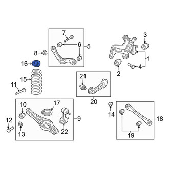 Kia OE - Rear Coil Spring Insulator