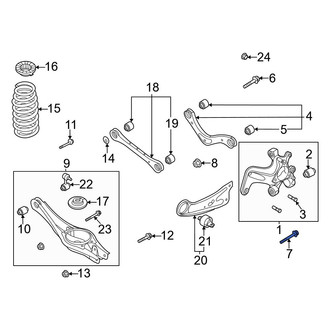 Kia OE - Rear Inner Suspension Control Arm Bolt