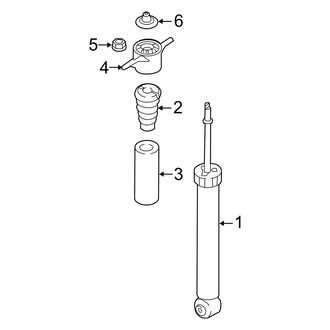 Kia OE - Rear Suspension - Shocks & Components (EX / EX Premium)