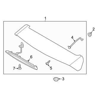 Kia OE - Lift Gate - Spoiler