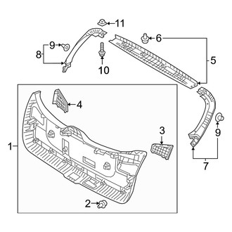 Kia OE - Lift Gate - Interior Trim
