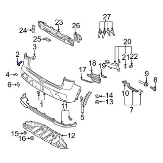 Kia OE - Bumper Cover Screw