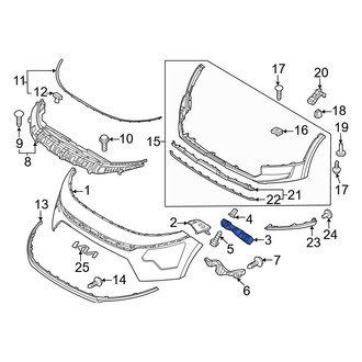Kia OE - Front Left Upper Outer Bumper Cover Bracket