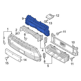 Kia OE - Front Upper Radiator Support Air Duct