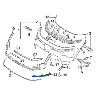 Kia OE - Front Right Lower Bumper Trim