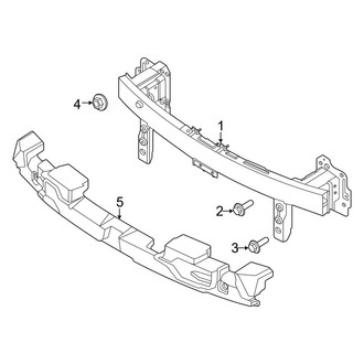 Kia OE - Front Bumper & Grille - Bumper & Components (Bumper Support), (Wave / Wind)