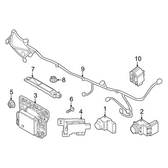 Kia OE - Front Bumper & Grille - Electrical Components (Sensors), (Wave / Wind)