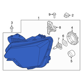 Kia OE - Front Left Headlight Assembly