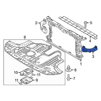 Kia OE - Front Left Radiator Support Panel Reinforcement