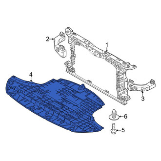 Kia OE - Front Radiator Support Splash Shield
