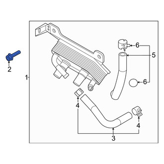 Kia OE - Automatic Transmission Oil Cooler Bolt