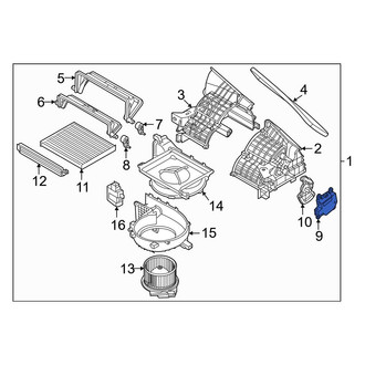 Kia OE - HVAC Air Adjustment Control Motor