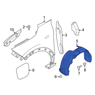 Kia OE - Front Right Fender Splash Shield