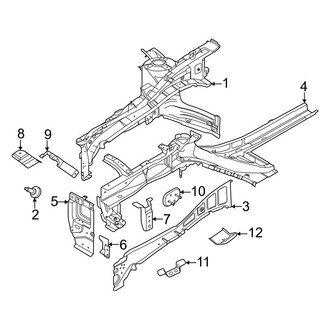 Kia OE - Fender - Structural Components & Rails (EX / EX Touring / LX / Plug-In Hybrid EX / Plug-In Hybrid SX Touring / SX / SX Touring)