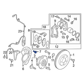 Kia OE - Brake Dust Shield Bolt