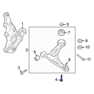 Kia OE - Rear Suspension Control Arm Bolt