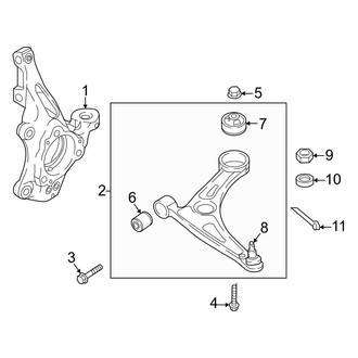 Kia OE - Front Suspension - Suspension Components (Wave / Wind)