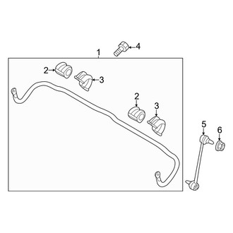 Kia OE - Front Suspension - Stabilizer Bar & Components (Wave / Wind)