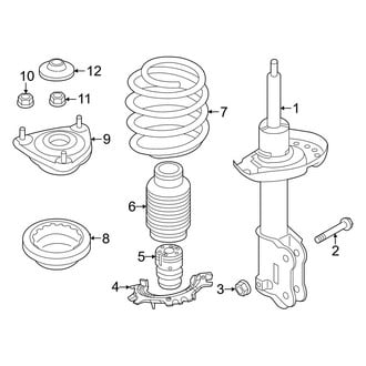 Kia OE - Front Suspension - Struts & Components (EX / EX Touring / LX / Plug-In Hybrid EX / Plug-In Hybrid SX Touring / SX / SX Touring)