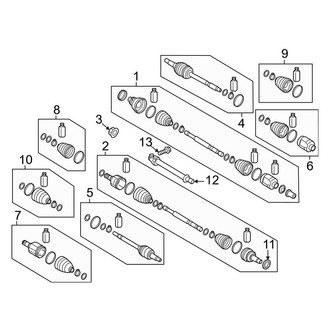 Kia OE - Front Suspension - Drive Axles