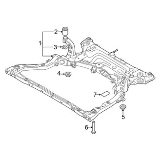 Kia OE - Front Suspension - Suspension Mounting (EX / EX Touring / LX / Plug-In Hybrid EX / Plug-In Hybrid SX Touring / SX / SX Touring)