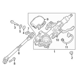 Kia OE - Steering Column Assembly (Wave / Wind)