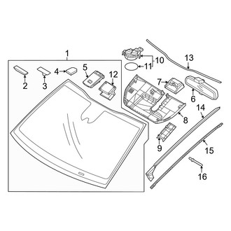 Kia OE - Windshield - Glass