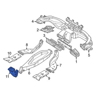 Kia OE - Rear Center Instrument Panel Air Duct
