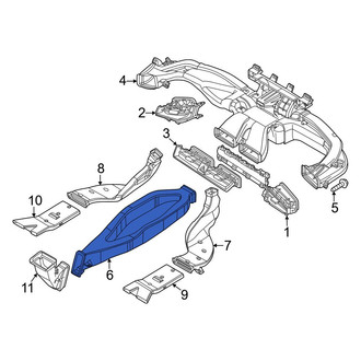 Kia OE - Front Center Instrument Panel Air Duct
