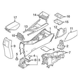 Kia OE - Center Console (Console Base & Components)