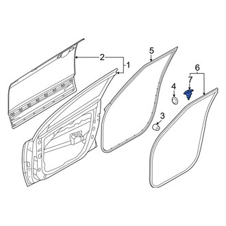 Kia OE - Door Seal Clip