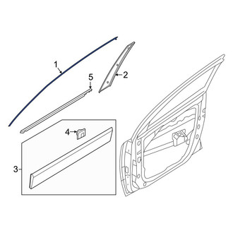 Kia OE - Front Right Door Reveal Molding